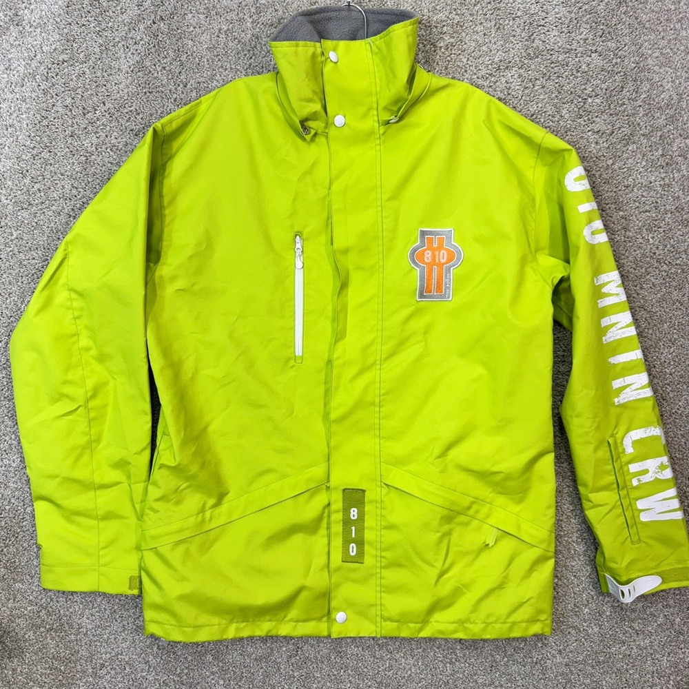 810 Mountain Crew Jacket Mens M Dry Comfort XT Green Ski Snowboard EUC